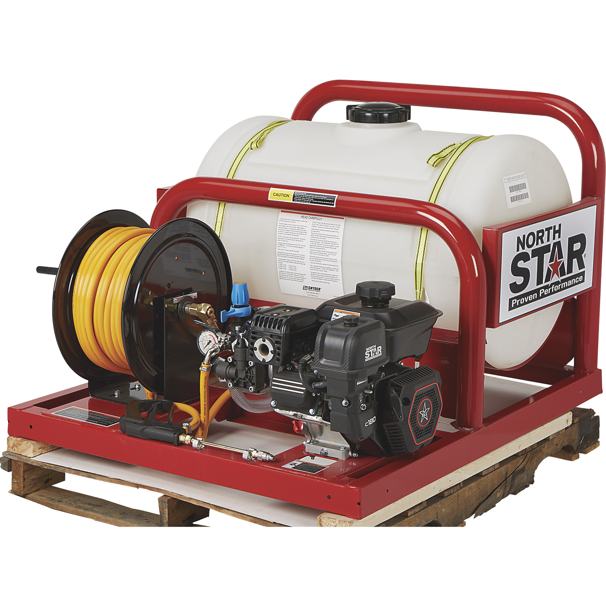 NorthStar Skid Sprayer, 55-Gallon Capacity, NorthStar 180cc OHV Engine